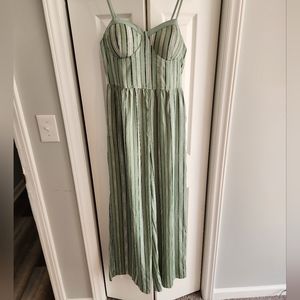 Green Striped Jumper, Band of Gypsies, Size M